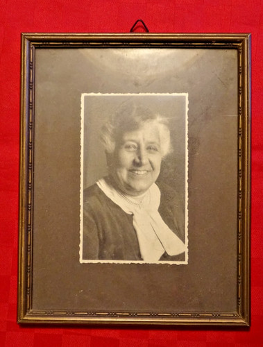Antica foto ritratto - a, mezzo