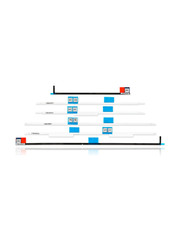 Nastro adesivo LCD pretagliato