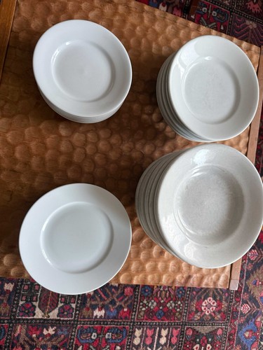 Piatti porcellana bianca - piatti,