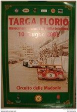 r MAXI MANIFESTO ORIGINALE TARGA FLORIO AUTOSTORICHE 2001 70x100 FERRARI PORSCHE