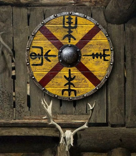Scudo medievale vichingo