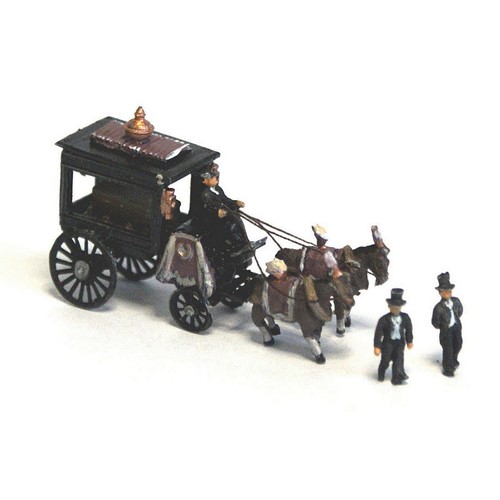 Carro funebre trainato - carro,