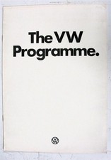 Volkswagen range depliant - volkswagen, vw
