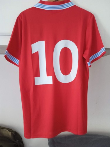 Maradona seconda maglia rossa - maradona,