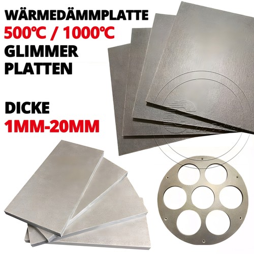 Pannelli mica 500 1000 c - mica, 1000°c