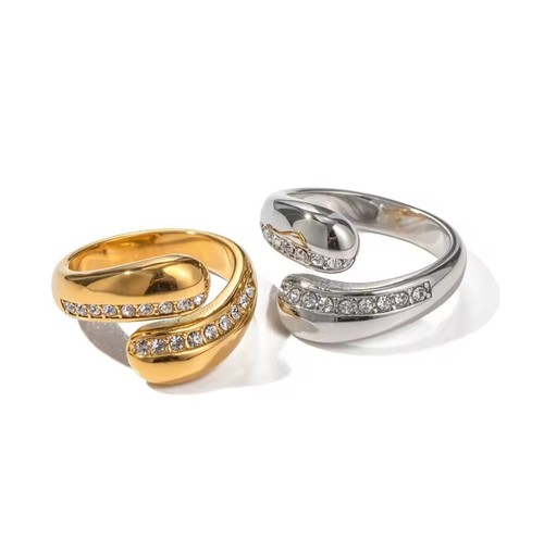 Anello donna acciaio - acciaio, inox