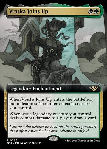Mtg vraska joins 366 foil - mtg,