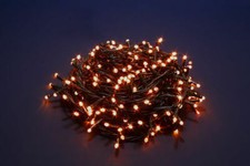 300 Miniluci con 8 Giochi di Luce - Bianco Caldo - Uso Interno/Esterno