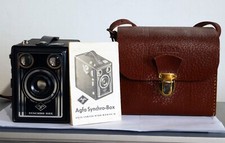 Fotocamera Analogica Modello AGFA Sincro Box Portatile VINTAGE Con borsa 