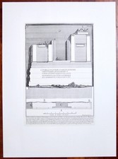 stampa Piranesi Pianta