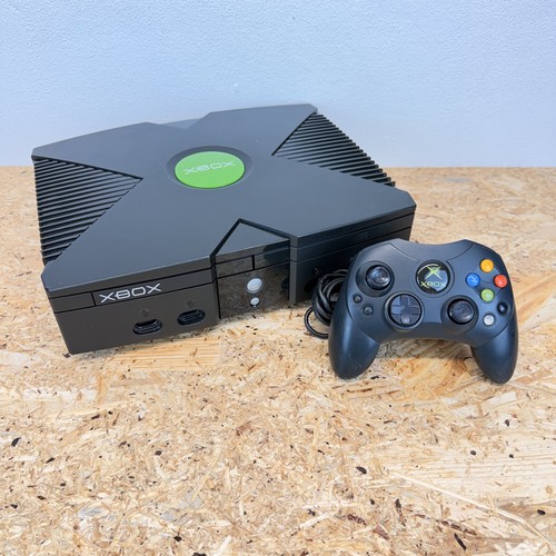 Xbox classic nera con cavi - xbox, e