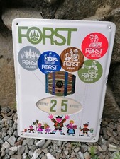  Birra Forst Calendario Perpetuo Vintage 