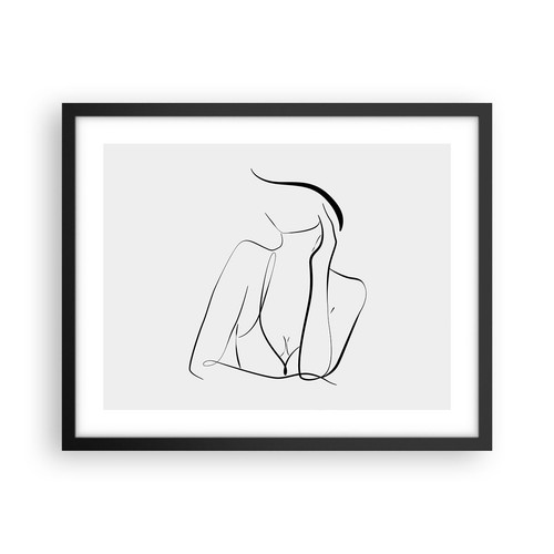 Poster 50x40cm donna - donna, linee