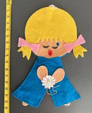 Figura in panno (tipo Lenci) - Vintage