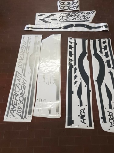 Adesivi set per camper arca - in,
