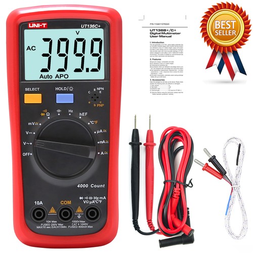 Uni ut136c multimetro - uni-t, ut136c+