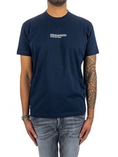 Shirt uomo blu dsquared2 - t-shirt,