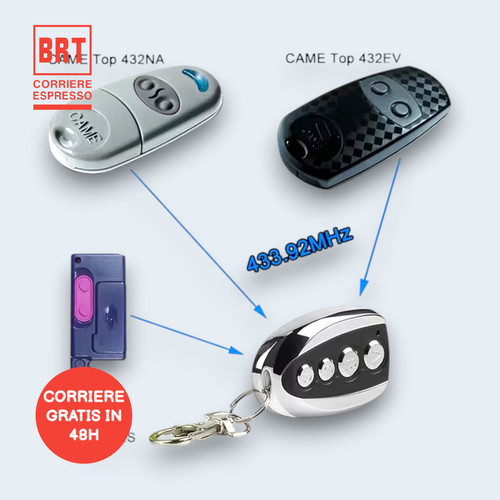 Telecomando compatibile 433 - compatibile, 433.92