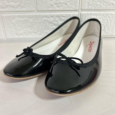 Scarpe Donna 6.5US Repetto Cendrion Gomma Ballerina Smaltata Nero Edizione Limitata