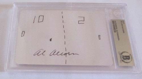 Scheda schizzo autografata