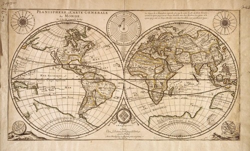 Poster vintage retrò mappa - vintage,,