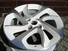 1 cerchio in lega 16 pollici 6,5" 4x100 40ET bianco lucido Opel Corsa Rim Wheel