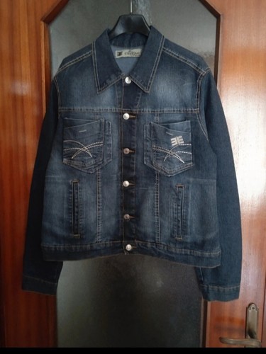 Giacca blu jeans etensive - jeans,
