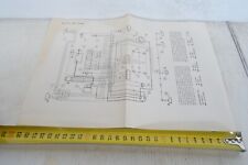 schema impianto elettrico trattore Fiat 250 la piccola tractor condizioni buone