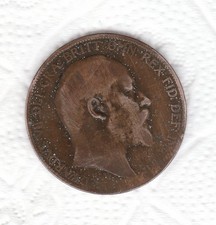 N  100   INGHILTERRA   RARA  MONETA  1   PENNY   1904