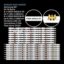 KIT 16 BARRE STRIP LED TV