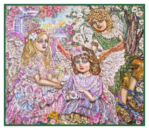 Tea party angels - tea,