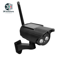 Telecamera Finta RICARICA SOLARE Esterna Impermeabile LED Lampeggiante Sorveglia