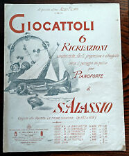 SPARTITO GIOCATTOLI 6 RICREAZIONI - LA TROTTOLA - PER BAMBINI ANNI PRIMI '900