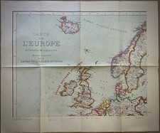 Carte de l' Europe -Cartina