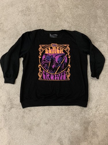 Felpa girocollo black crows - felpa,
