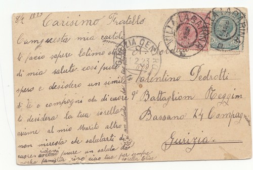 Ii502 austria italia - su, italia-villa