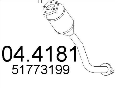 Catalizzatore fiat multipla - fiat,