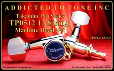 Takamine Pro Series Tuner TP0512 SET 12 CORDE / ORO / ORO / parte OEM 