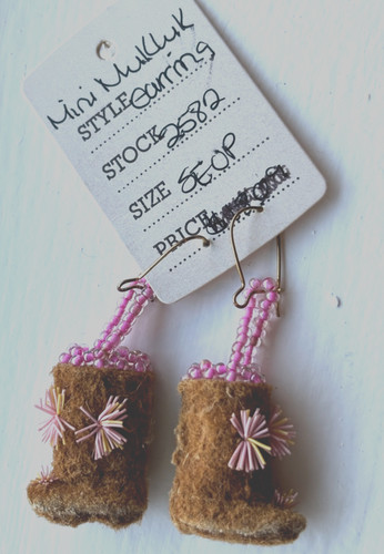 Orecchini vintage fatti mano - vintage,