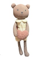 Cuore e Mano con Magnolia Cuore Orso Gingham Vestito San Valentino Peluche Giocattolo 9