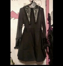 Abito Killstar Gothic Cross Cemetery Drive tema caldo bambola abilità vedova Sourpuss