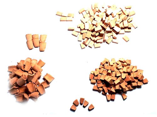 100 tegole 10x15mm 150 - 100,