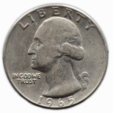 QUARTER DOLLAR 1965 ETATS UNIS