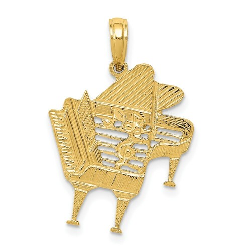 Ciondolo pianoforte vero oro