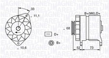 Alternatore magneti marelli - alternatore,