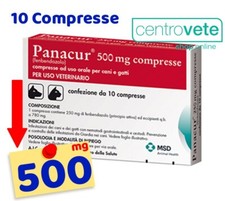 PANACUR 500 mg 10 Cpr Cani