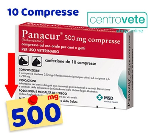 Panacur 500 cpr cani - 500,