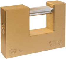 LUCCHETTI IN OTTONE PER SERRANDE ART. 505 mm 50 FAI BY VIRO