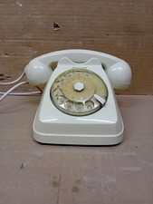 TELEFONO A Disco Unificato Sip Siemens S 62 Avorio Numeri Ramati Anni 70