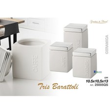 SET 3 PZ TRIS BARATTOLI CUCINA